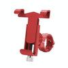 360 Degree Rotatable Aluminum Alloy Phone Bracket for Bicycle, Suitable for 50-100mm Device(Red)