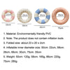 Thickened Children Swimming Ring Inflatable Underarm Ring 75cm(Striped Blue)