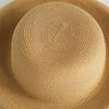 Big Eaves Straw Hat  Female Summer Sunscreen Basin Hat Beach Vacation Sunhat Fisherman Hat, Colour: Orange(M56-58cm)