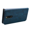 For Xiaomi Redmi 8 Business Style Oil Wax Texture Horizontal Flip Leather Case, with Holder & Card Slots & Wallet(Blue)