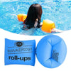 Children Arm Circle Learning Swimming Training Circle Adult Swimming Sleeve Safety Double Air Bag Floating Ring(Blue)