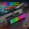 Q9 10W USB Soundbar Home Theater PC Surround Sound Box Wired Computer Speaker with RGB Light