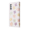 For Samsung Galaxy S25+ 5G Bronzing Painting RFID Leather Phone Case(Bloosoming Flower)