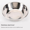 Slow Feed Cat Bowl, Blue, Non-Slip, Stainless Steel, Anti-Choke