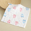 5 PCS Six-Layer Gauze Cotton Baby Square Handkerchief Saliva Towel Styles Random Delivery, Size:25x25cm