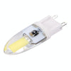 3W COB LED Light , G9 300LM Silicone Dimmable SMD 1505 for Halls / Office / Home, AC 220-240V(White Light)