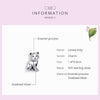 S925 Sterling Silver Animal Series Cute Cat Loose Beads DIY Bracelet Beaded