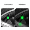 5packs Luminous Car Motorcycle Tire Valves, Color: Pink(4pcs /Set)