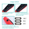 Gen 6th ABS / PLA Filament Kids DIY Drawing 3D Printing Pen with LCD Display(Red+Black)