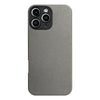 For iPhone 11 Pro Max Litchi Texture TPU Black Lens Frame Phone Case(Grey)