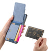 For Samsung Galaxy S25+ 5G Carbon Fiber Vertical Flip Wallet Stand Phone Case(Blue)