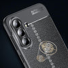 For Samsung Galaxy A36 5G Litchi Texture Shockproof TPU Phone Case(Black)