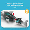 Children Motorized Universal Mechanical Shark Boys Simulation Model Toys(Gray)