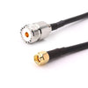 RG58 UHF Female to SMA Male Coax Cable 1m