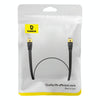 Baseus PCWL-A104 High Speed CAT7 10Gigabit Ethernet Flat Cable, Length:0.5m(Black)