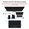 HB119B 10 inch Universal Tablet Wireless Bluetooth Keyboard with Touch Panel (Black)