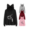 Cute Fashion Outdoor Sports Women Hoodies Sportswear, Size:XL(Black)