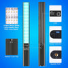 LUXCeO P6 RGB Colorful Photo LED Stick Video Light Handheld APP Control Full Color LED Fill Light (Black)