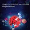 MILACHIC Number 1 Mini Rubber Hollow Glue Stretch Training Basketball(Red)