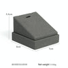 7x8x5.5cm Necklace Stand Gray Jewelry Display Microfiber Jewelry Props Display Rack