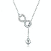 Charm S925 Sterling Silver Lady Necklace