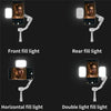 GBL01 LED Gimbal Light Camera Fill Light Double Lamp