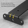 5mm Thick Triangular Bracket Bookshelf Partition Plate, Style: 200mm Black