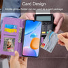 For vivo V27 Dierfeng Dream Line Leather Phone Case(Purple)