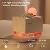 Moon Meteorite Mini Humidifier With Colorful Night Light(Pink)