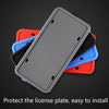 2 Sets Waterproof Rustproof Non-damaging Car Paint Silicone License Plate Frame, Specification: Black