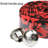 Camouflage Bicycle Curved Handlebar Straps(Red Black)