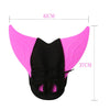 Mermaid Fins Frost Shoes One-Piece Fins Diving Fins, Size: Free Size(F03 Blue Children)