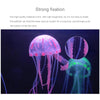 3 PCS Aquarium Articles Decoration Silicone Simulation Fluorescent Sucker Jellyfish, Size: 10*23cm(Pink)