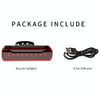 A02 Bicycle Taillight Bicycle Riding Motorcycle Electric Car LED Mountain Bike USB Charging Safety Warning Light (50 Hours, Plastic Bag)