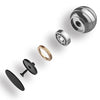 Fully Disassembled Rotating Tabletop Ball Decompression Gyroscope Tabletop Toy, Specification:Diameter 55mm(Gold)