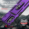For Samsung Galaxy A06 4G Sliding Camshield Holder Phone Case(Purple)