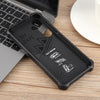 For Samsung Galaxy S24 FE 5G Camouflage Armor Kickstand TPU Hybrid PC Magnetic Phone Case(Dark Blue)