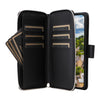 For Samsung Galaxy S22 5G Nine-card Slots Zipper Wallet Bag Leather Phone Case(Black)