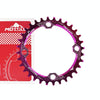 MOTSUV Narrow Wide Chainring MTB  Bicycle 104BCD Tooth Plate Parts(Purple)