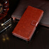 For Asus ROG Phone 5S idewei Crazy Horse Texture Horizontal Flip Leather Case with Holder & Card Slots & Wallet(Brown)