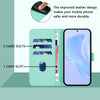 For Samsung Galaxy A26 5G Skin Feel Solid Color Leather Phone Case with Lanyard(Mint Green)