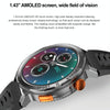 M52 1.43 inch Screen IP68 Waterproof Smart Watch, Support Bluetooth Call / Heart Rate (Blue)