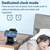 YP-HY05 15W 5 in 1 Magnetic Multifunctional Wireless Charger with Clock (White)