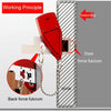Portable Door Stop Alarm with 80dB Siren - Home Security
