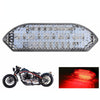 MK-285 Motorcycle LED Taillight Plate Light(Without Stand Black Cover)