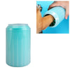 Large Green Paw Cleaner for Dogs & Cats - Silicone Foot Washing Cup