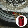 4pcs /Set Lantern Ghost Head Tire Modified Valve Cap(Silver)