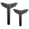 LH-FJ0039 Metal Furniture Support Legs, Height: 10cm(Matte Black)