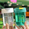 300ml Mini Children Water Mug Leakage-proof Student Plastic Portable Straw Cup(White)