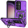 For Samsung Galaxy S25+ 5G Sliding Camshield Holder Phone Case(Purple)